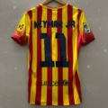 1314 barcelona away printed number 11 + 2 armband