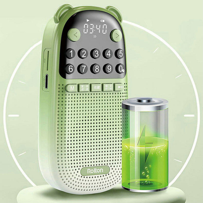 Le Ting E300 Bluetooth Speaker Insertable Card Music Player Kidsren's Learning Early Education Machine Primary School English Listening Machine