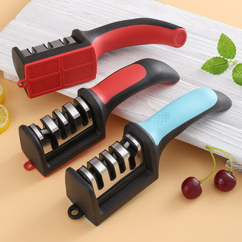 Quick Knife Sharpener Wholesale Household Knife Sharpening Artifact Handheld Multi-Functional Grinding Scissors Tool Kitchen New Whetstone