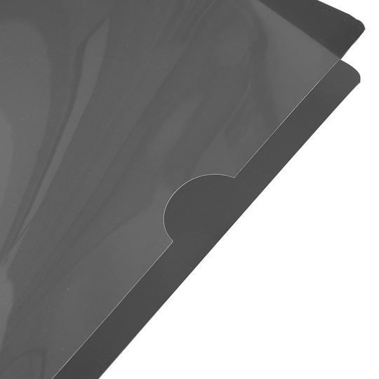 L-type transparent A4 folder dustproof Waterproof material storage Book Office file file protective cover can be customized logo