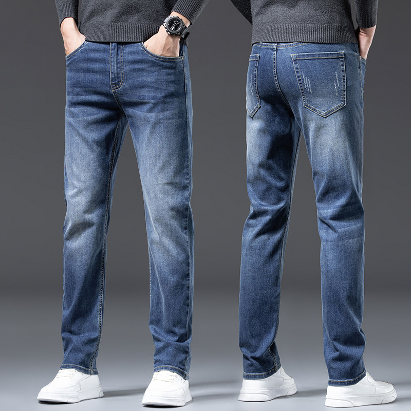 Quần Nam Chất Liệu Jean Bò Hàng Mùa Xuân Thu Đông