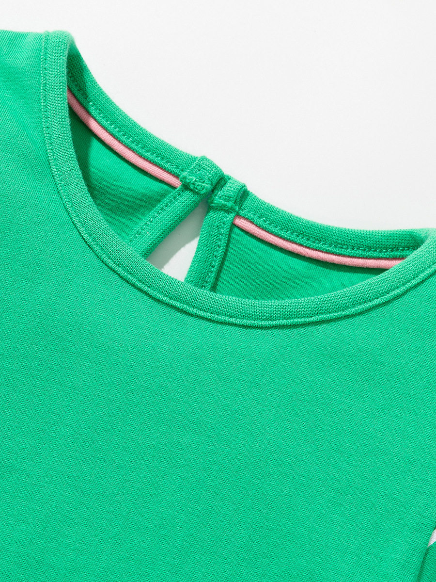 Summer Short-sleeve New Girls' Dress, Kids' Skirt, Casual Kids' Dress