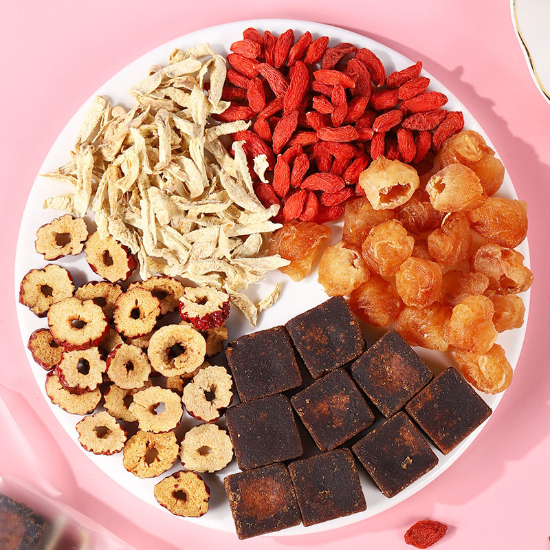 Brown Sugar Ginger Jujube Tea Ginger Tea Aunt Tea Brown Sugar Tea Longan Red Dates Wolfberry Source Factory Home One Piece Delivery