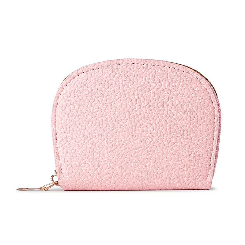 Cross-border Refreshing Shell Semi-round Organ Card Bag Multi-card Card Protective Cover Credit Card Storage Bag