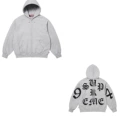 Gothic letter sweatshirt--grey