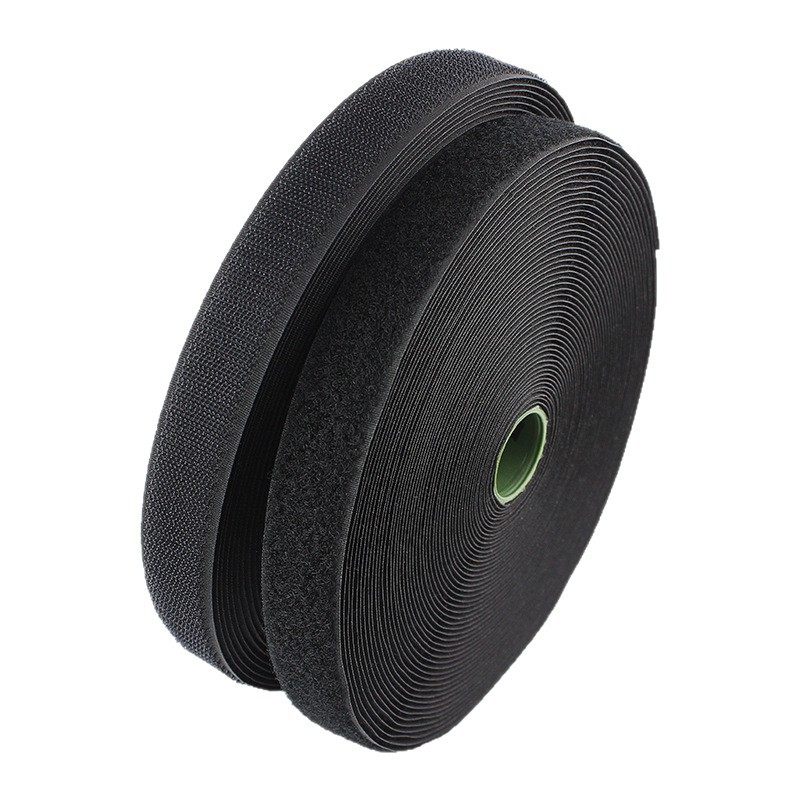 Wholesale High Frequency Voltage Velcro Pvc High Frequency Anti-Static Nylon Hook and Loop Tape Black and White Thorn Mushroom Head
