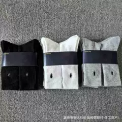 Cross-Border Trade 6-Pack Pony Cotton Socks Mid-Length Sports Socks Towel Bottom Men's Socks Short Socks Manufacturer Wholesale