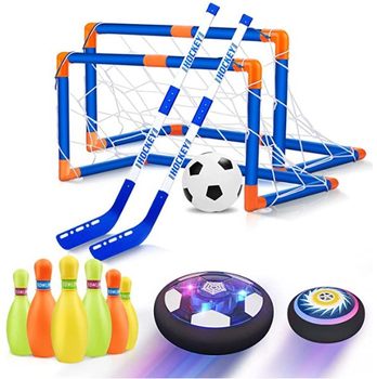 Cross-Border Suspended Football Toy Children's Hockey Charging Suspended Football Goal Indoor Football Toy