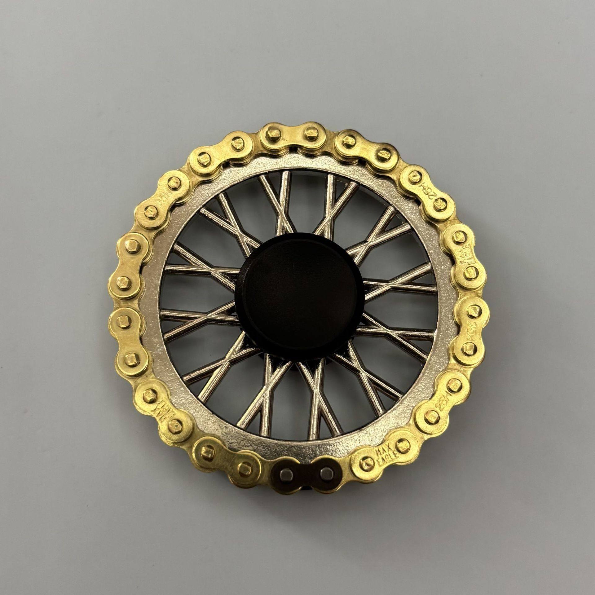 Metal Fingertip Colorful Gyro Decompression Adult Rotating Finger Toy Kidsren Students Deformation Edc Mechanical Classy