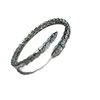 Cross-Border New Micro-Paved Zircon Snake Bracelet Light Luxury Full Diamond Snake Bone Ring Spring Opening Fashion Women's Ring Jewelry
