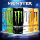 Энергетический ароматизированный напиток Claw Monster Energy, 330 мл * 24 банки, Витаминный ароматизированный напиток FCL Green Can Claw mini 4
