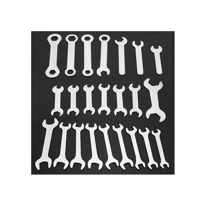 厂家直供 配套开口扳手双头手动呆扳手两用冲压简易闭口扳手批发