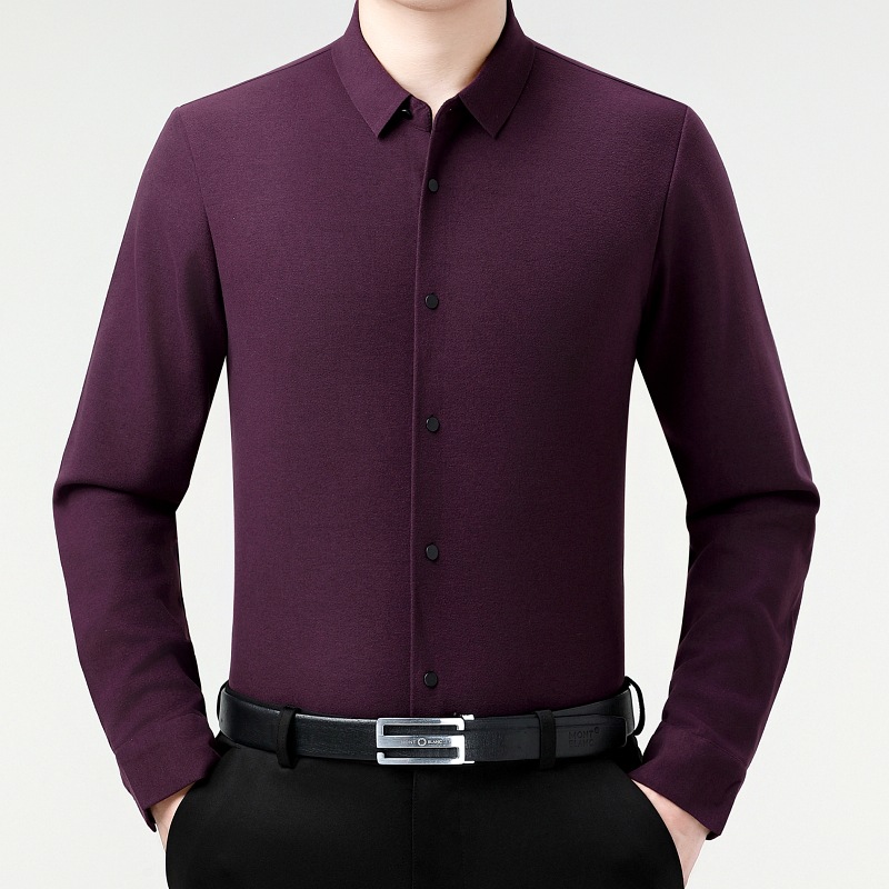 Áo Sơ Mi Nam Hàng Mùa Xuân Thu Đông Trung Niên