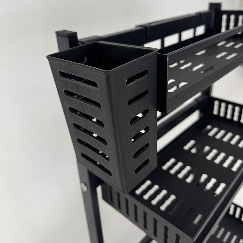 Three-layer Kitchen Seasoning Storage Rack Knife Holder Chopping Board Chopsticks Holder Household Countertop Multi-layer Multi-functional Storage Rack