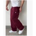 11 burgundy + white label embroidery