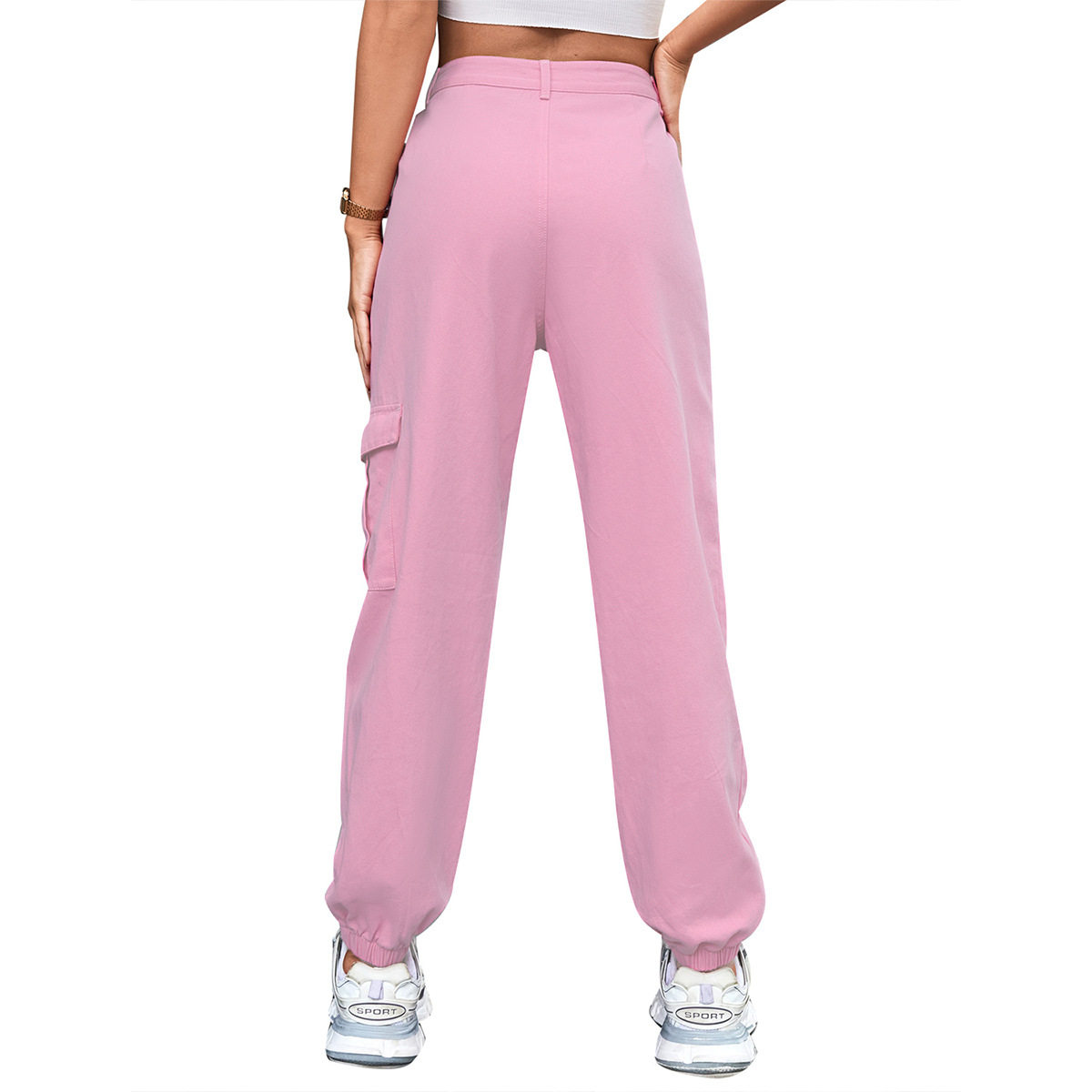 Womens Loose Fit Straight Leg Denim Pants Casual Style 3 4 Length Trendy Design Ideal for Everyday Wear Wholesale