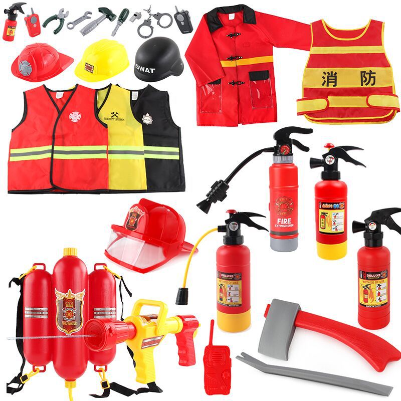 One-piece drop-shipping children's firefighter play suit fir...