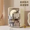 Light Luxury Cosmetic Storage Box Desktop Lipstick Box Storage Rack Dressing Table Dust-proof Large Capacity Skin Care Storage Cabinet