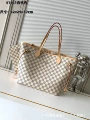 White grid-(apricot lining)