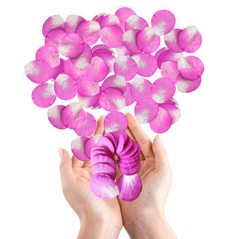 Wedding Salute Filling Wedding Hand Throwing Simulation Petal Happy Character Peach Heart Hand Throwing Color Belt Flower Atmosphere Birthday Props