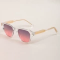 Transparent frame gradient film