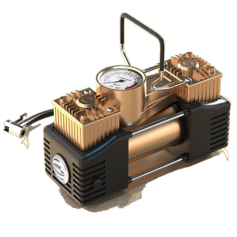 German Car Air Pump Double-Cylinder High-Power Car Tire 12V Electric High-Voltage Smart Portable Air Pump