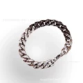 29 # Black and white single buckle bracelet