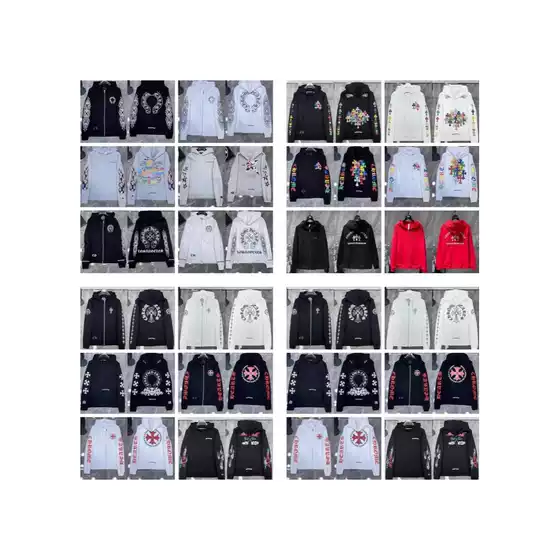 23 new chrome Hearts gram Mattyboy graffiti terry cotton high quality hooded sweater