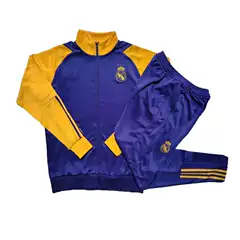Real Madrid Paris Marseille Ajax Brazil Football Suit Adult Jacket Hooded Autumn and Winter Long Pull Coat Training Suit