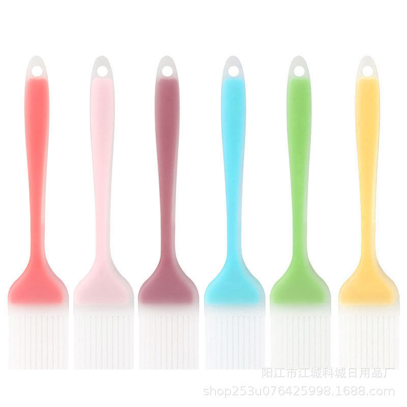 Spot All-In-One Silicone Oil Brush Kitchen High Temperature Resistant Silicone Oil Brush Barbecue Utensils Small Barbecue Brush