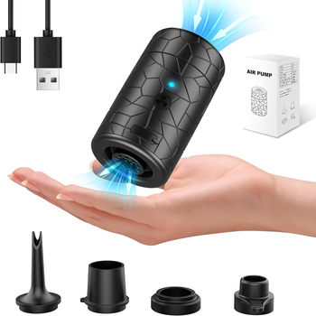 Outdoor Multifunctional Portable Electric Mini Air Pump Camping Air Bed Wireless Charging and Suction Integrated Air Pump