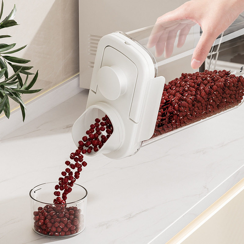 Grain Storage Container Japanese-Style Rice Bucket Household Insect-Proof Moisture-Proof Sealed Flour Storage Container Rice Bucket Grain Storage Box