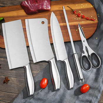 Yangjiang stainless steel kitchen knife household chef women's special knife kitchen knife slicing meat cutting knife sharp suit