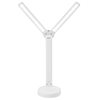 Dual-Head Rechargeable Touch Folding Eye-Protection Lamp for Dormitory Desktop, Bedside, Work, Study, and Reading, Foldable and Portable