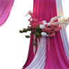 Wedding Milk Silk Stretch Fabric Korean Gauze Stage Background Decoration Wedding Hall Decoration Curtain Arch Hotel