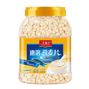 Maiqufeng Instant Oatmeal Australian Instant Oatmeal Oatmeal Fruit Oatmeal 1000g Barrel Ready for Delivery