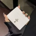 Lychee pattern-white-with diamond cross model