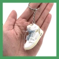 Joint name White (blue) (single keychain)