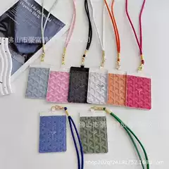 Big Brand Dog Tooth Work Id Card Holder, Id Card Clip, Lanyard, Neck Card Holder, Document Holder, Student Id Card, Suitable for Both Men and Women