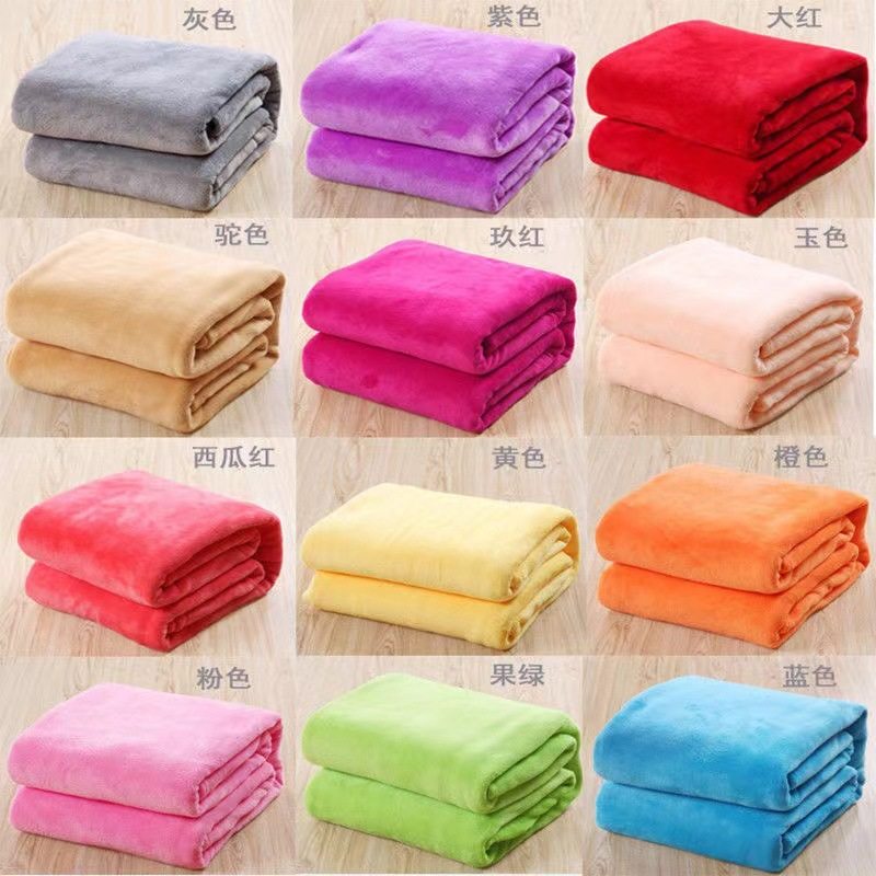 Stock flannel blanket coral fleece gold mink fleece milk fleece blanket gift foreign trade afternoon leisure pet blanket sheets
