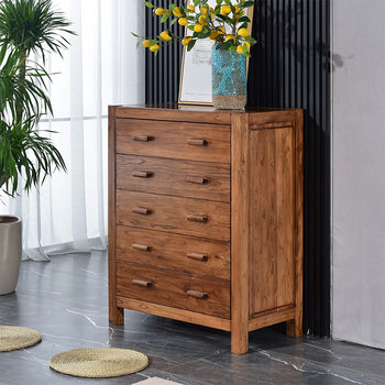 Old Elm Wood Chest of Drawers Solid Wood Storage Cabinet Furniture Drawer Storage Cabinet Entryway Table Storage Cabinet Floor-Standing Sideboard