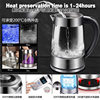 Electric kettle cross-border direct supply intelligent constant temperature and temperature control glass electric kettle automatic power-off insulation