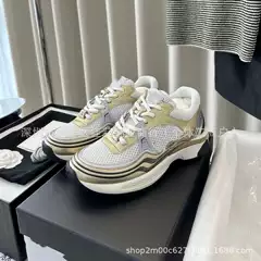High-End Version Same-Day Shipping Low-Top Silver Retro Sports Casual Dad Shoes 2025 New Model