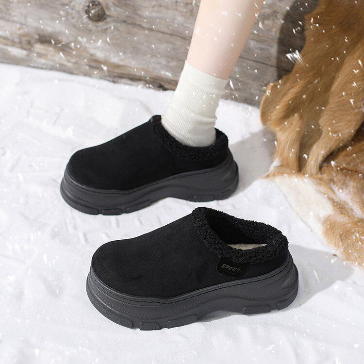 2025 New Cross-Border Export Large Size Thick-Soled Cotton Slippers Large Size Couple Model 36-45 Amazon Temu Dropshipping