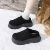 2025 New Cross-Border Export Large Size Thick-Soled Cotton Slippers Large Size Couple Model 36-45 Amazon Temu Dropshipping