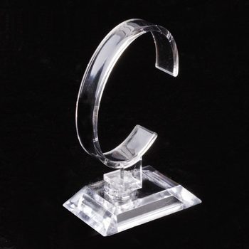 Transparent watch display rack C ring transparent bracket counter display rack watch bracelet display props