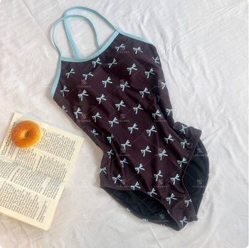 [Cocoa Bean] Racing Bright Color Slimming Look Triangle Swimming Pool Low Slit Large Hip Professional Training Racing Swimsuit