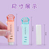 Portable cartoon cat claw eraser cute push-pull pen-shaped eraser clean without leaving marks for student homework