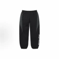 Black/patchwork sweatpants