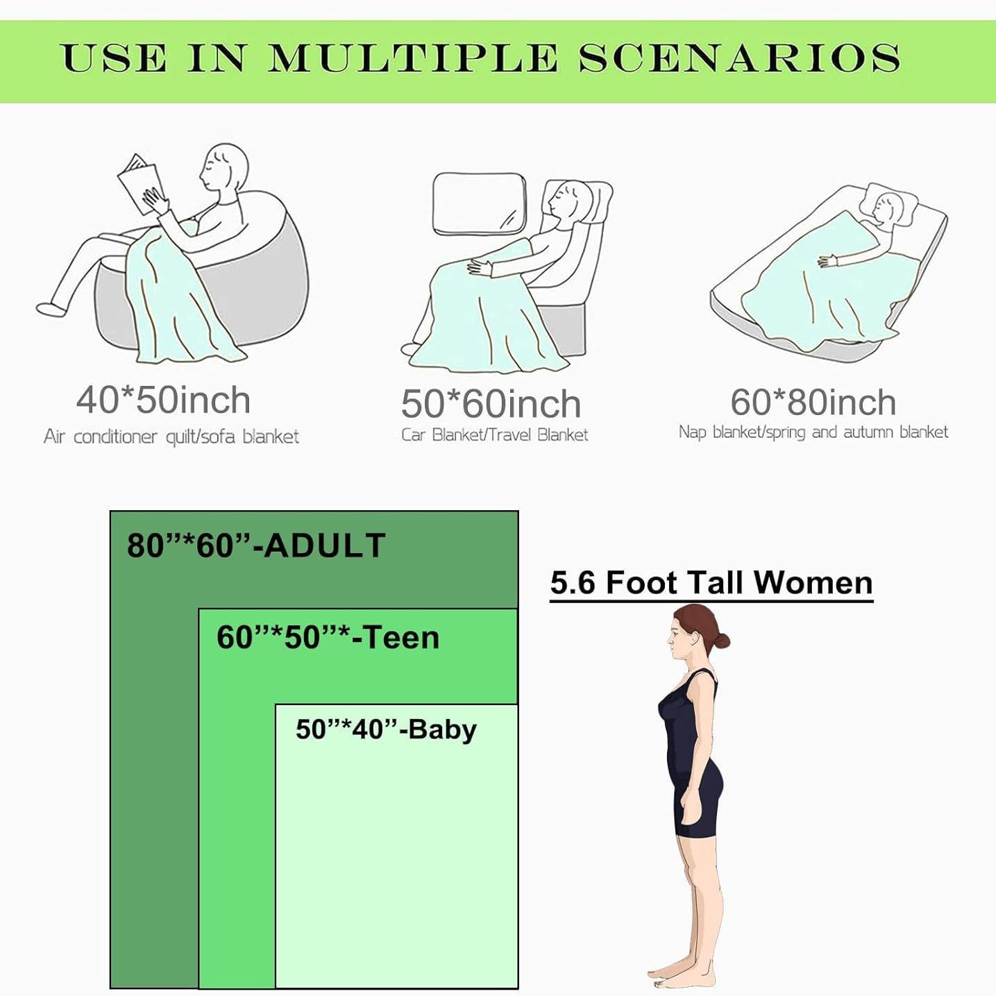 Vanzev Halloween Black Cat Cover Blanket, Cozy Wool Blanket with Cute Cat and Pumpkin Print, Soft